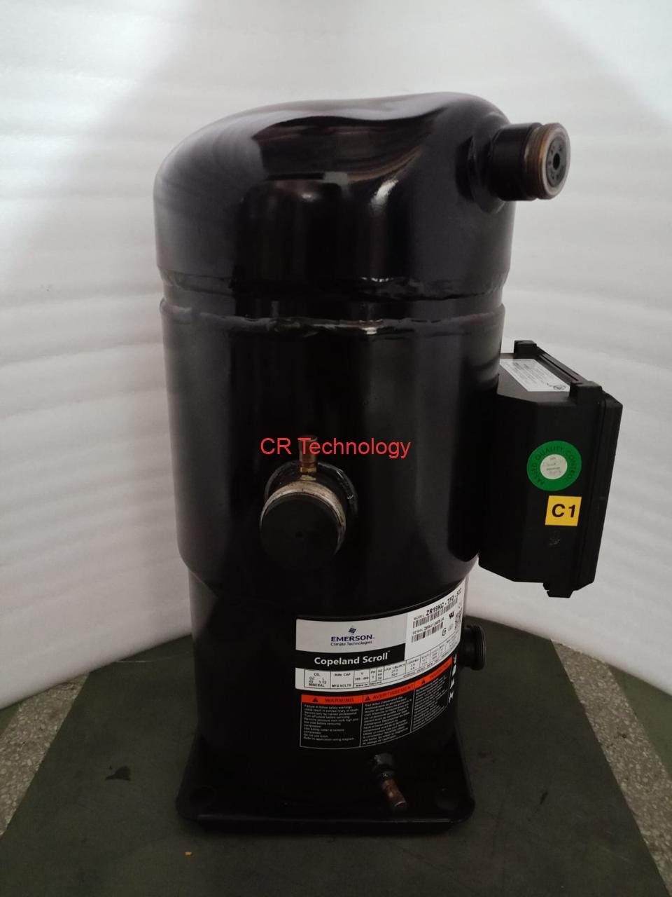Emerson Copeland ZR16K3E-TFD Scroll Compressor – R22, 1.5 HP, 3-Phase, High-Efficiency HVAC Unit