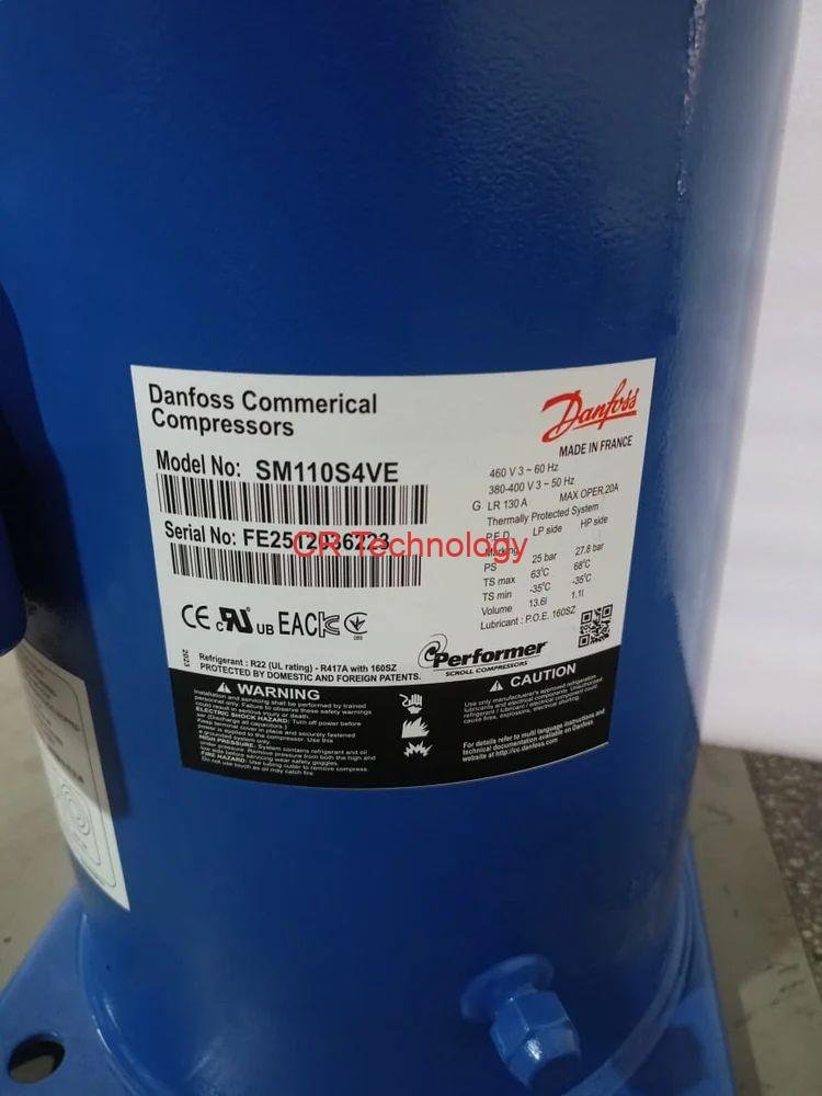 Danfoss SM160-P4RC Hermetic Scroll Compressor