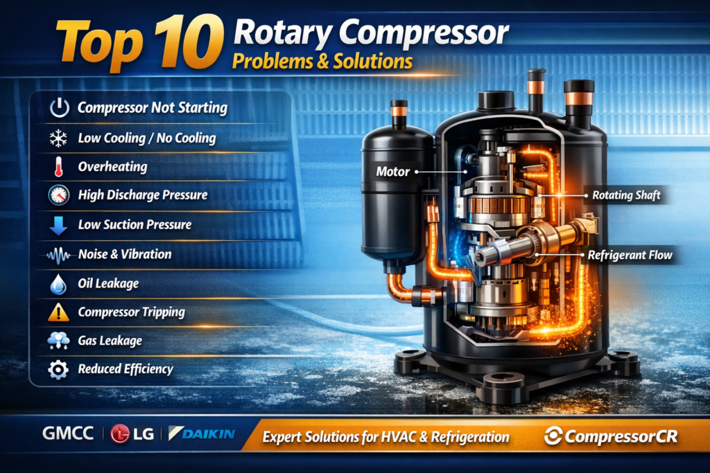 rotary compressor problems