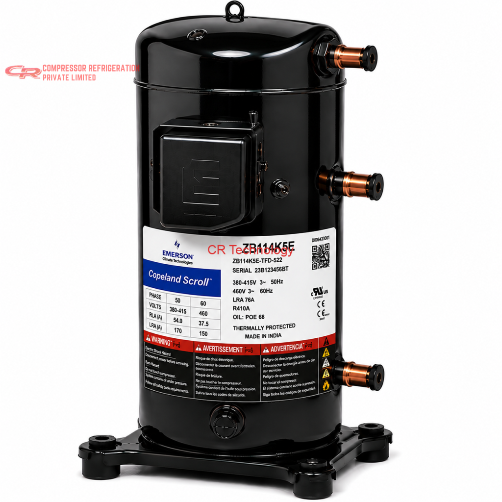 Copeland ZB114K5E Scroll Compressor