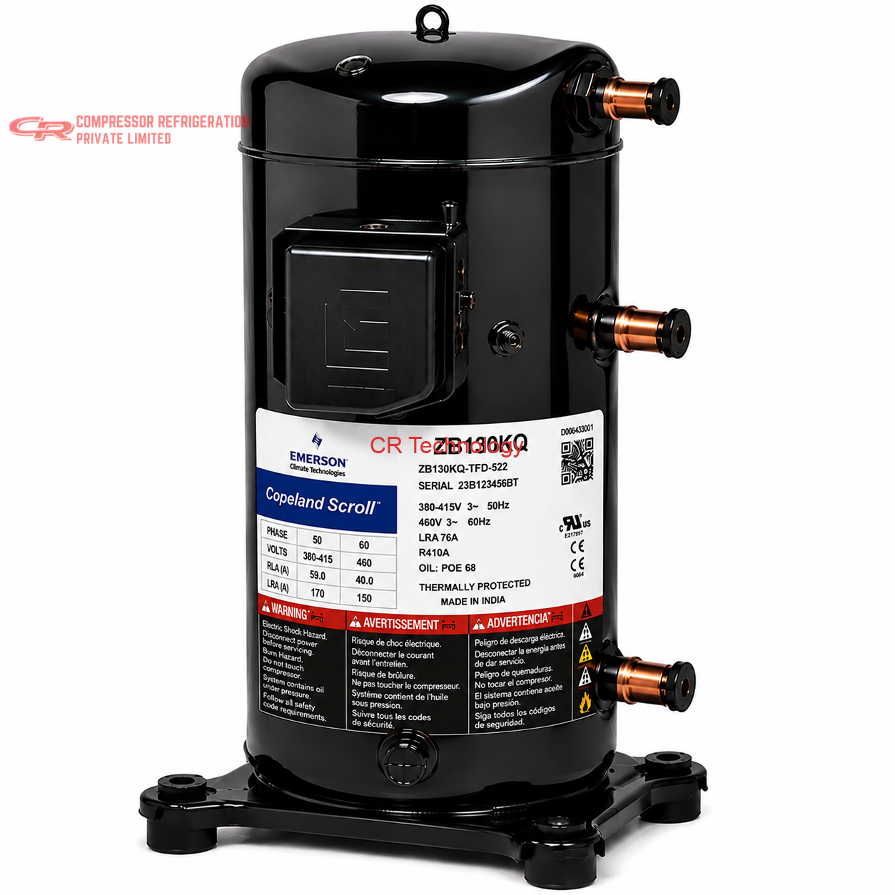Copeland ZB130KQ Scroll Compressor