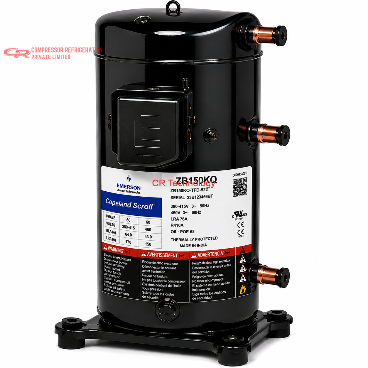 Copeland ZB150KQ Scroll Compressor