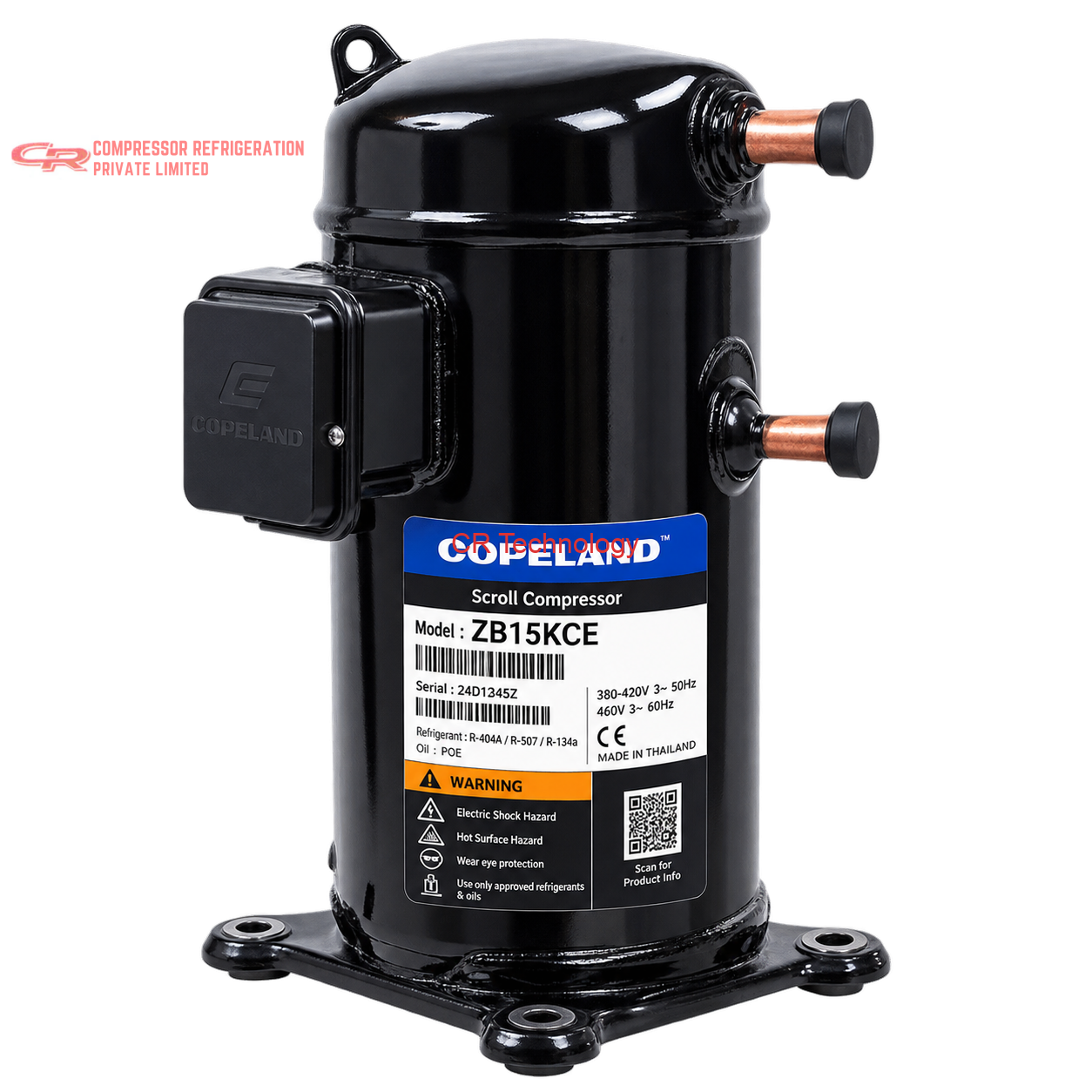 Copeland ZB15KCE Scroll Compressor
