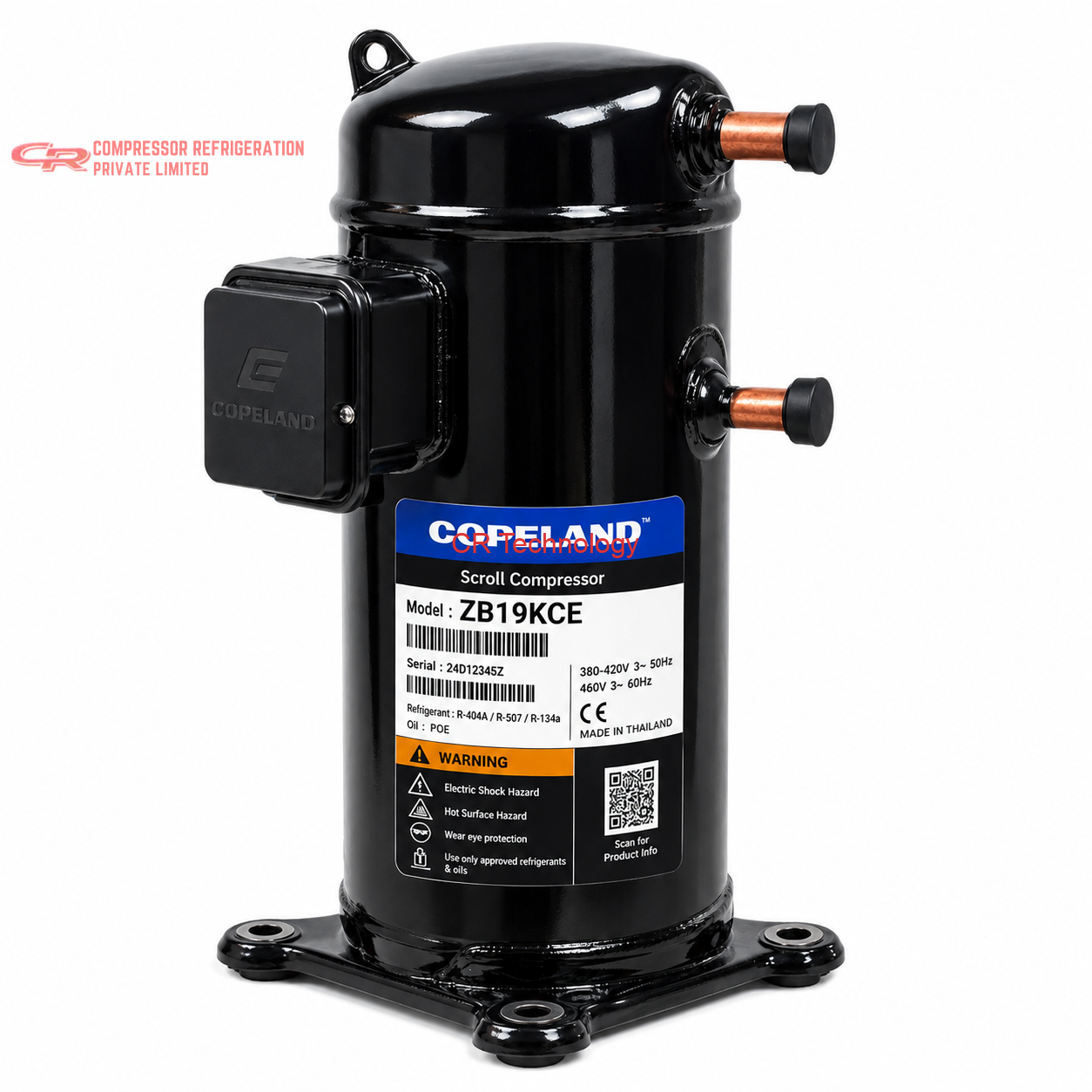 Copeland ZB19KCE Scroll Compressor