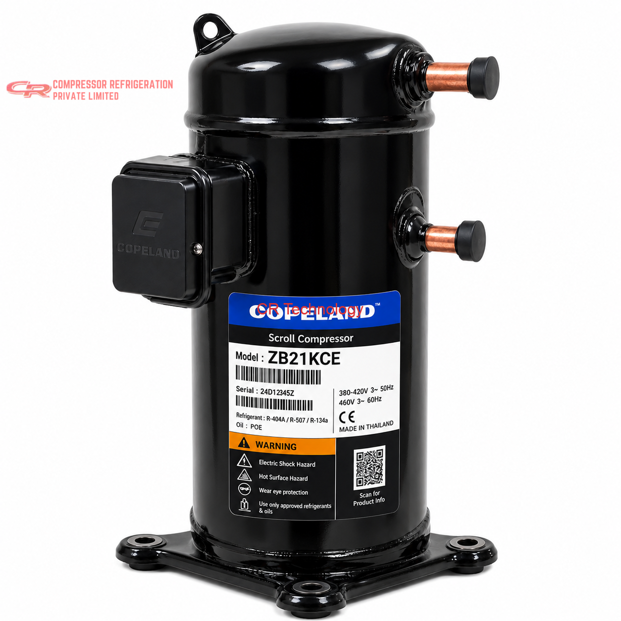 Copeland ZB21KCE Scroll Compressor