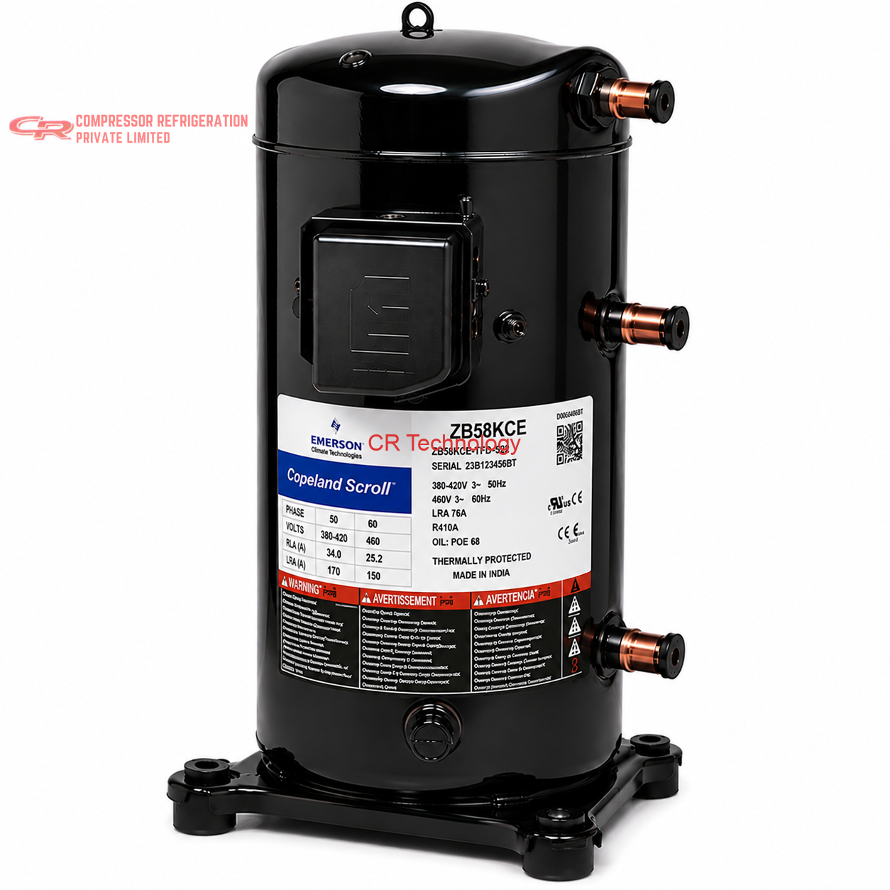 Copeland ZB58KCE Scroll Compressor