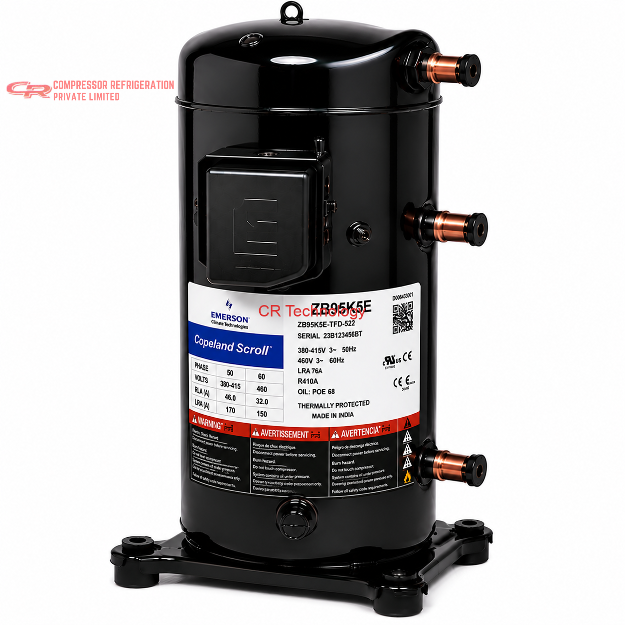 Copeland ZB95K5E Scroll Compressor