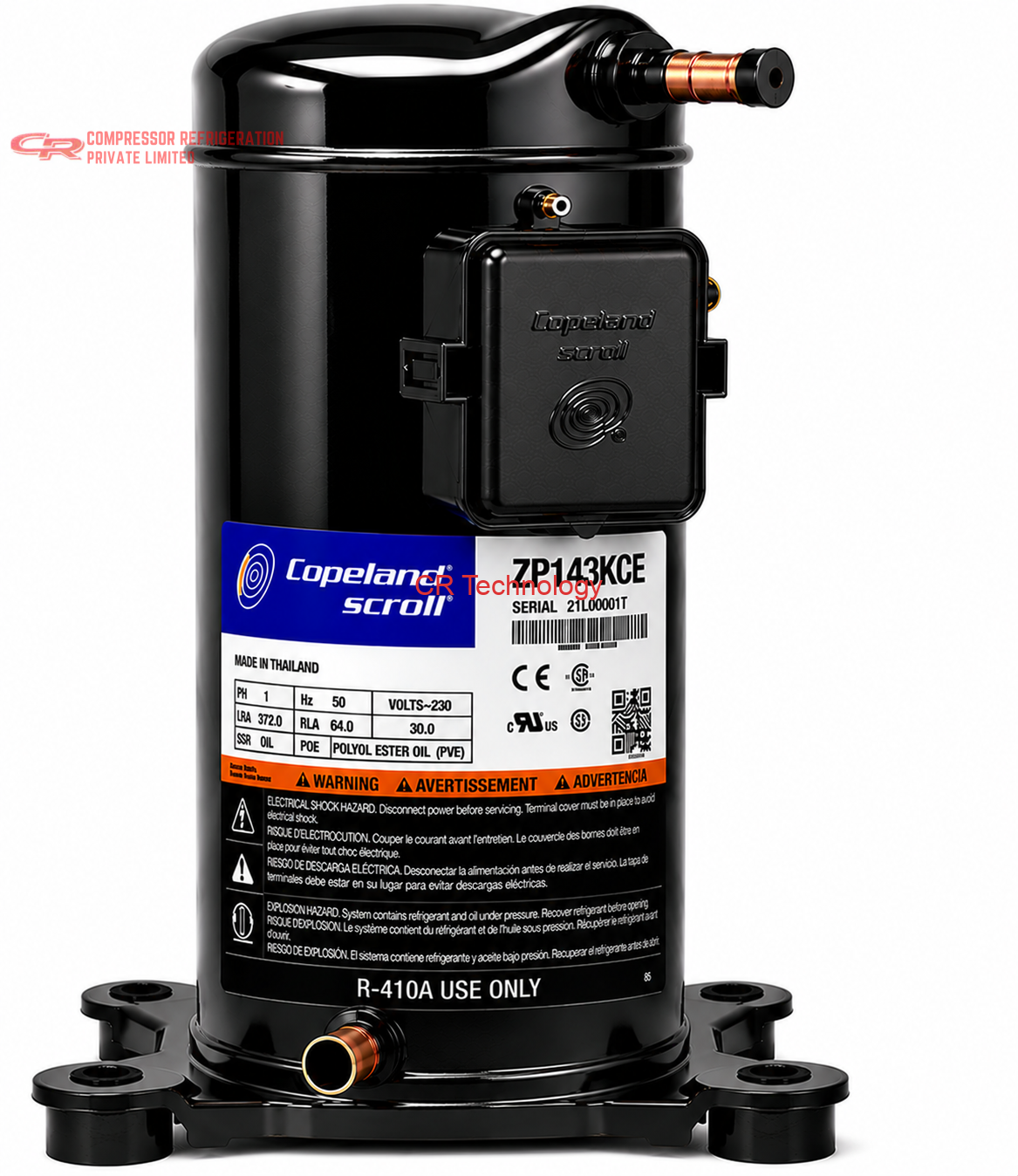Copeland ZP143KCE Scroll Compressor