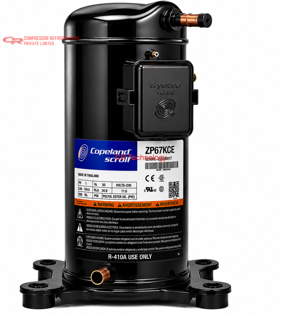 Copeland ZP67KCE Scroll Compressor