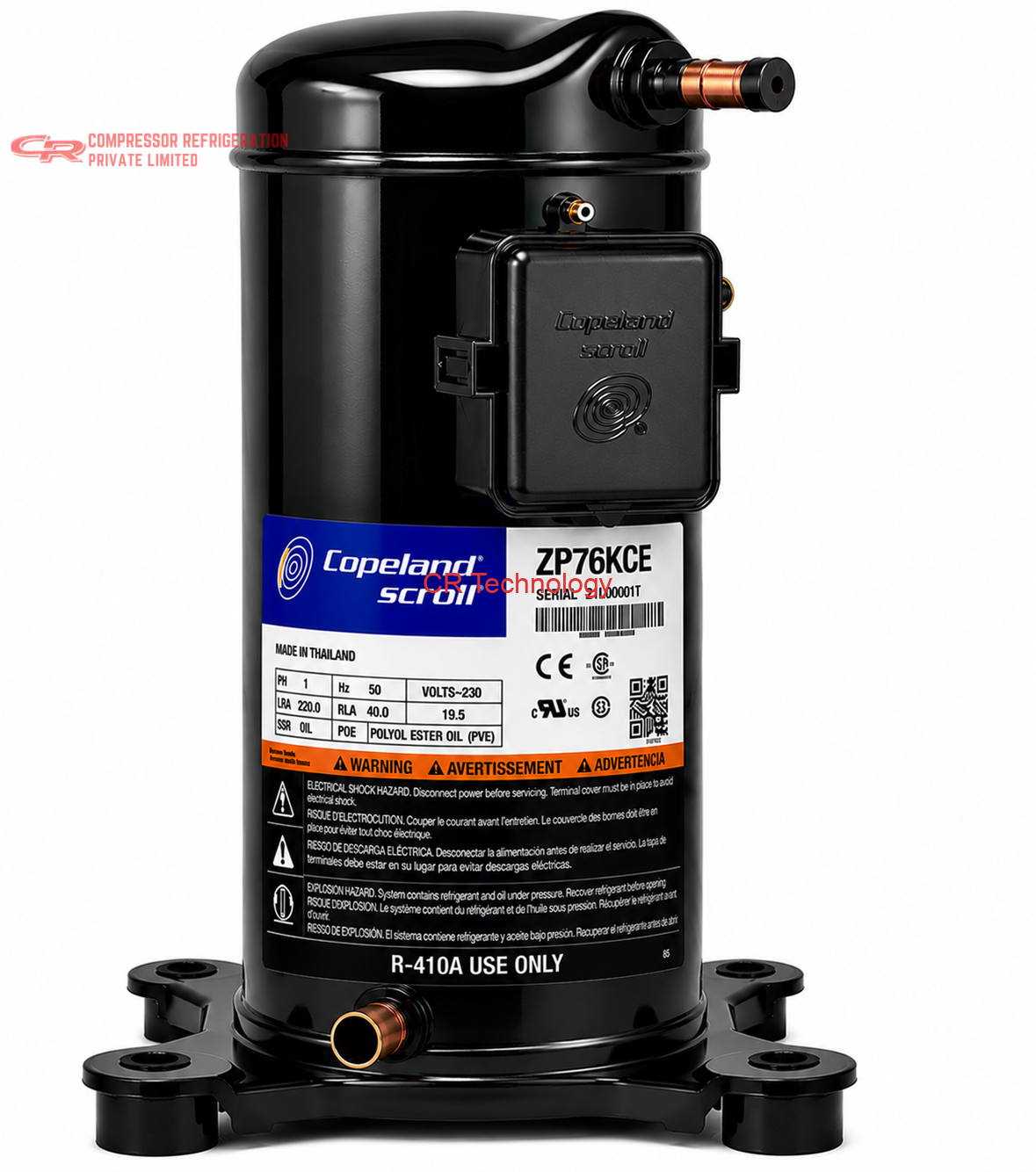 Copeland ZP76KCE Scroll Compressor