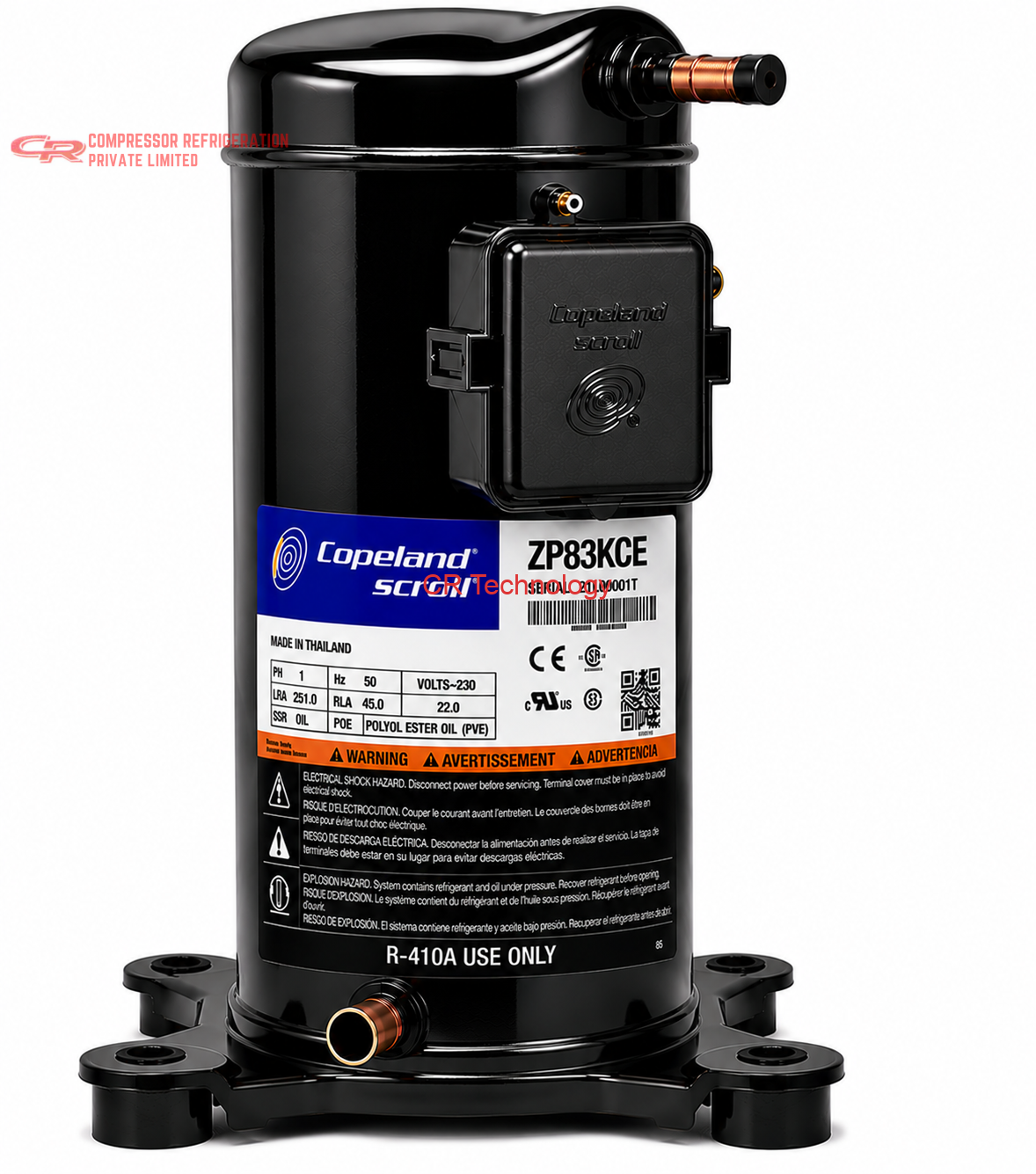 Copeland ZP83KCE Scroll Compressor