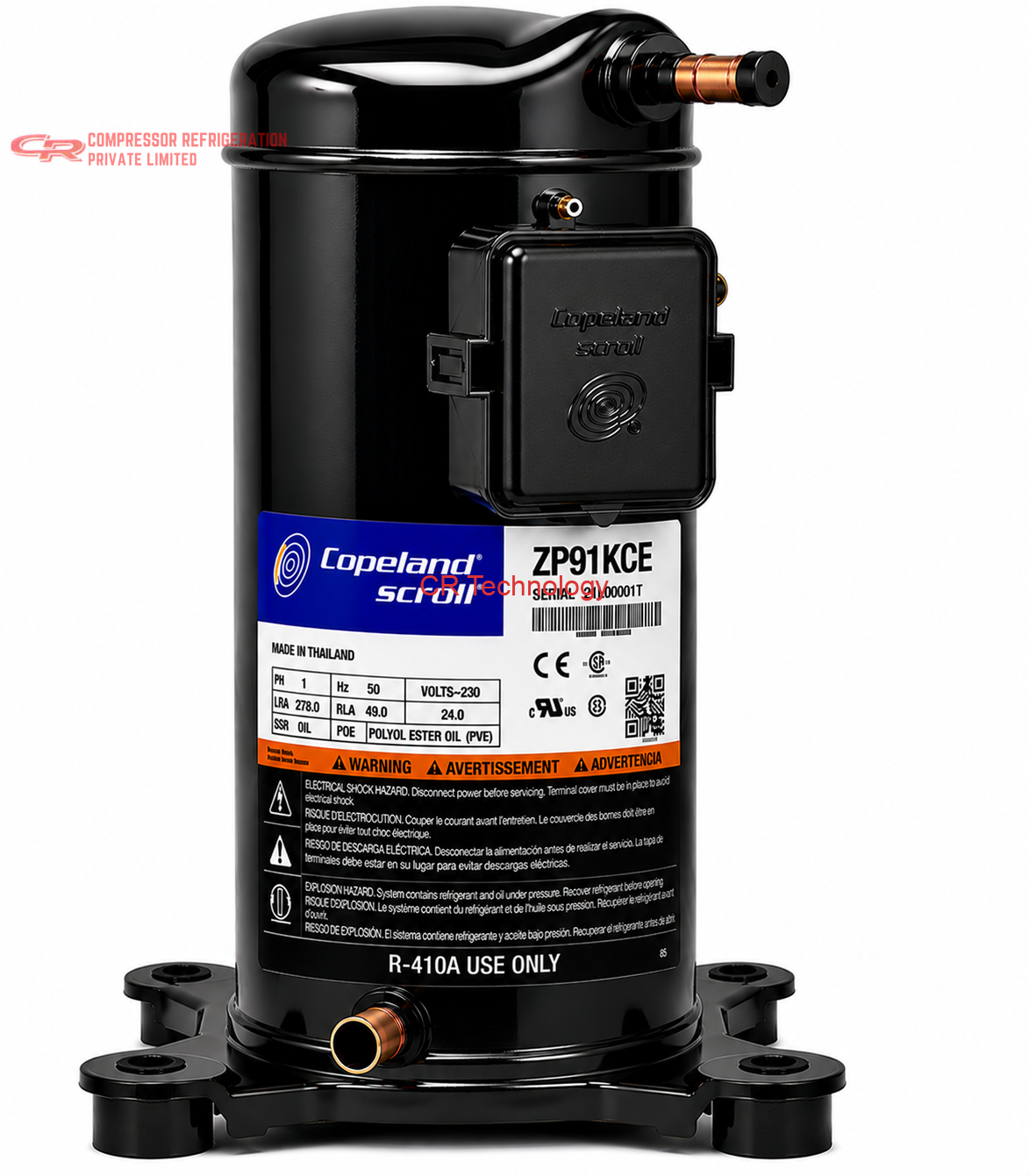 Copeland ZP91KCE Scroll Compressor