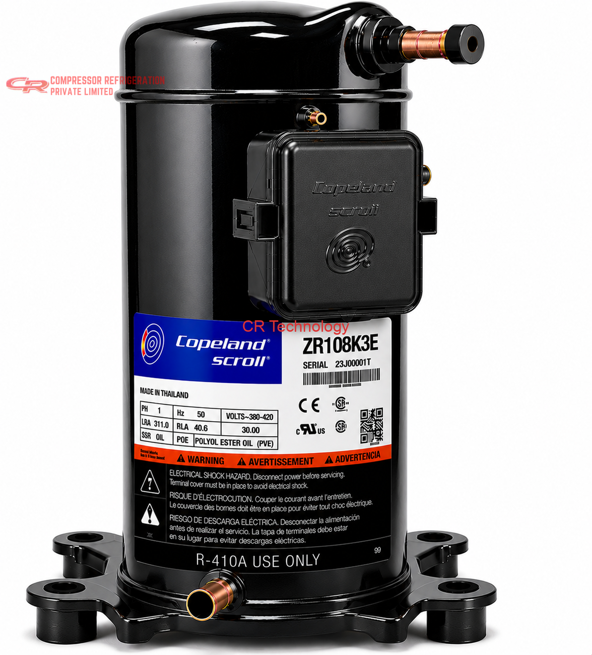 Copeland ZR108K3E Scroll Compressor