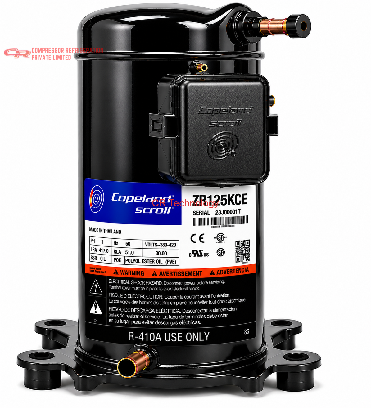 Copeland ZR125KCE Scroll Compressor