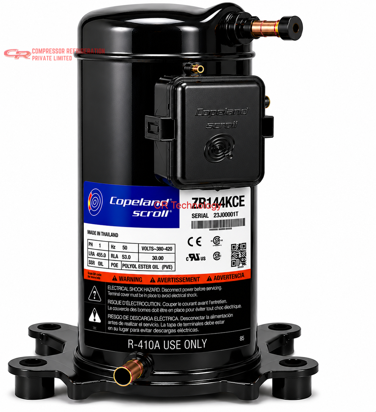 Copeland ZR144KCE Scroll Compressor