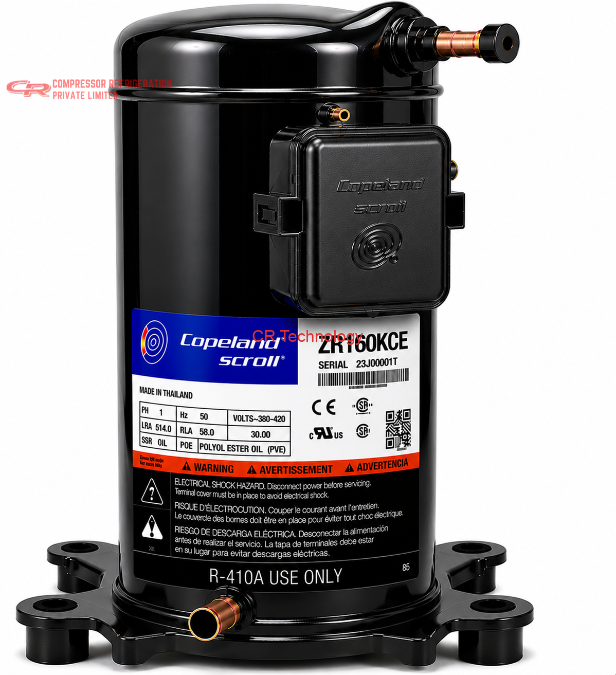 Copeland ZR160KCE Scroll Compressor
