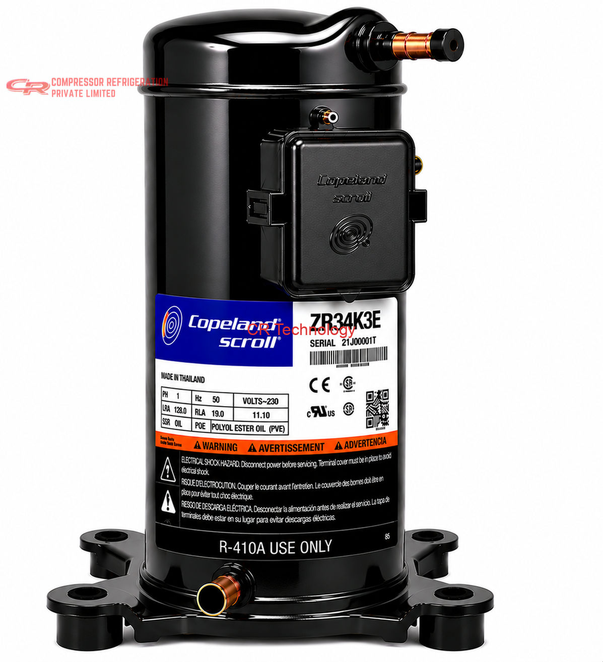 Copeland ZR34K3E Scroll Compressor