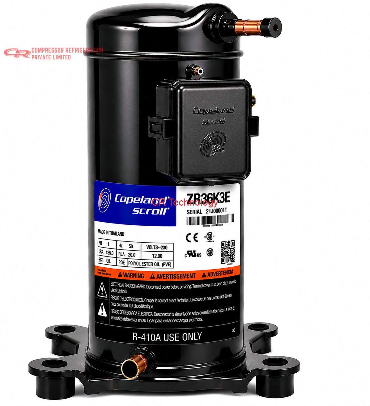 Copeland ZR36K3E Scroll Compressor