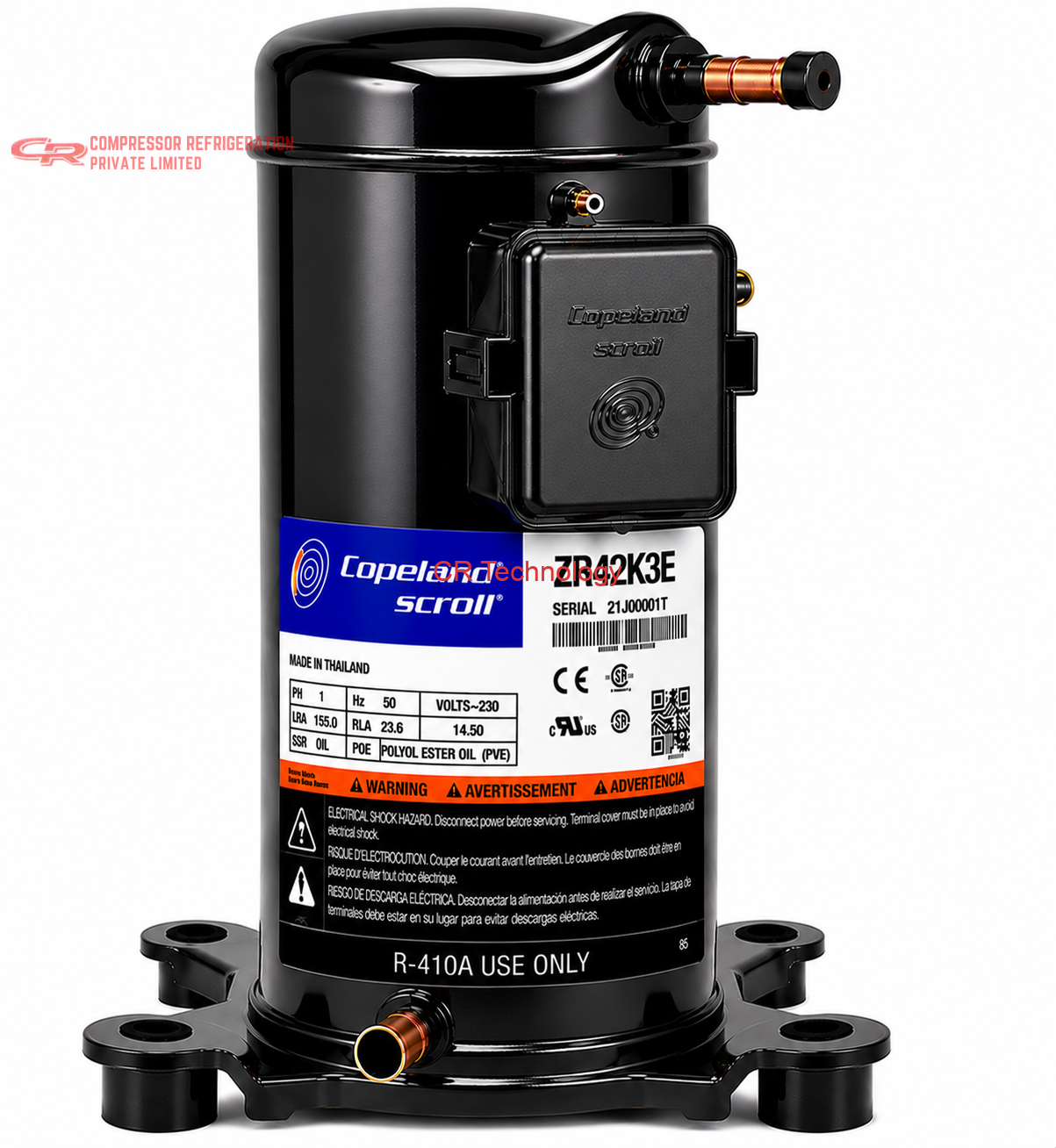 Copeland ZR42K3E Scroll Compressor