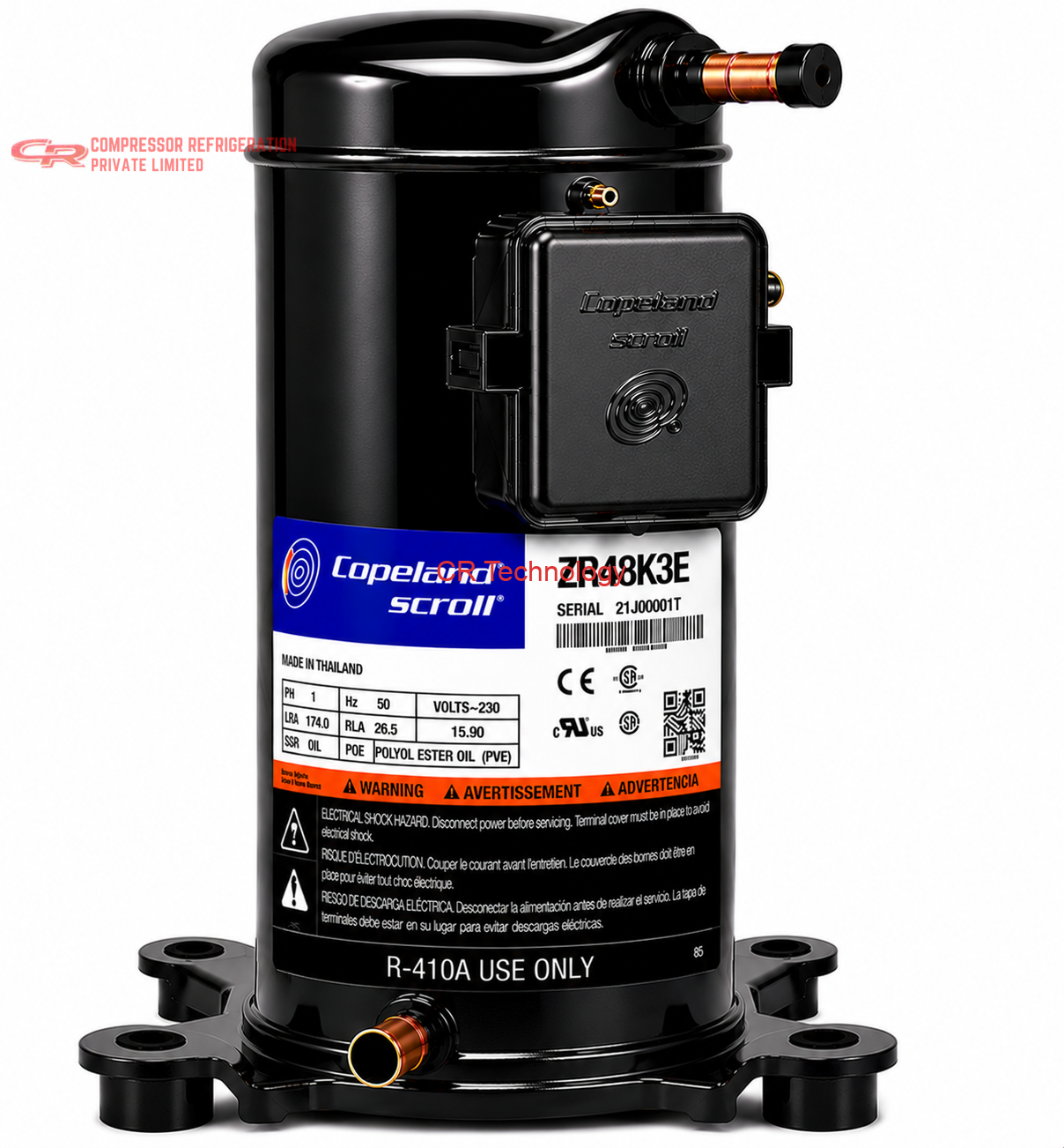Copeland ZR48K3E Scroll Compressor