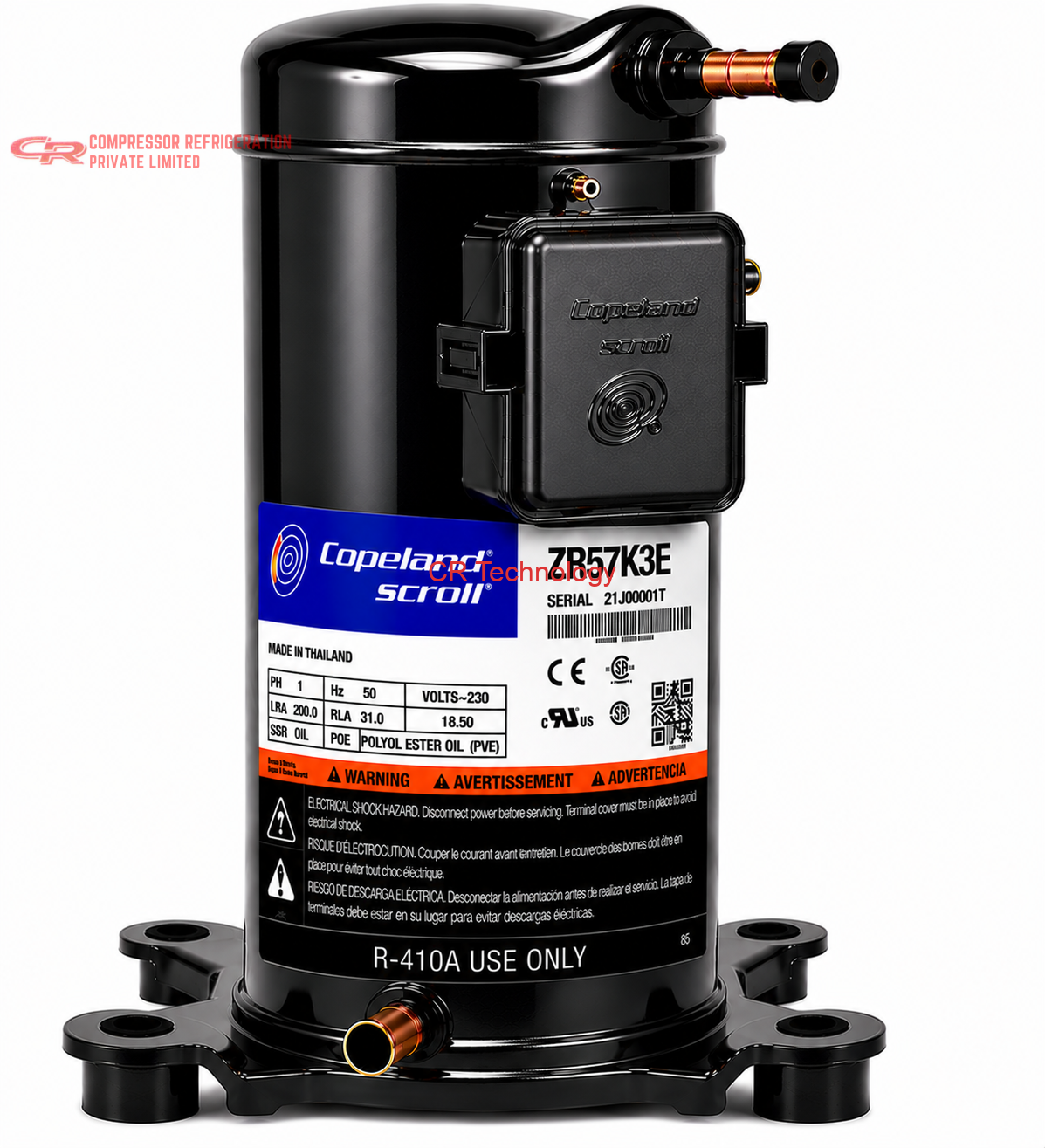 Copeland ZR57K3E Scroll Compressor