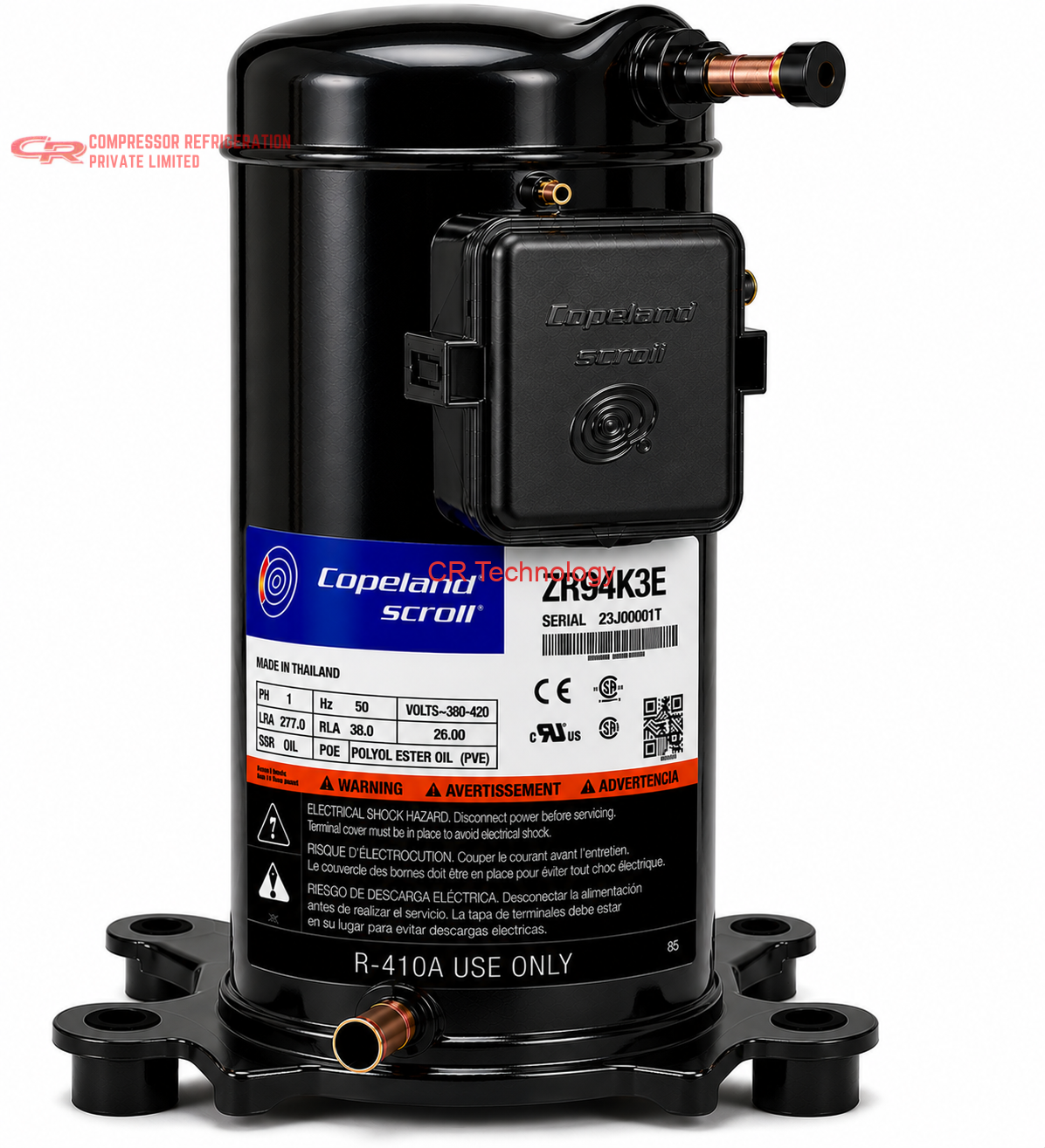 Copeland ZR94K3E Scroll Compressor